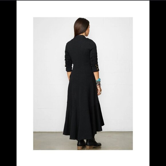 DENIM and SUPPLY RALPH LAUREN Navy BLUE Long Military Officer's Coat Small - Picture 8 of 16